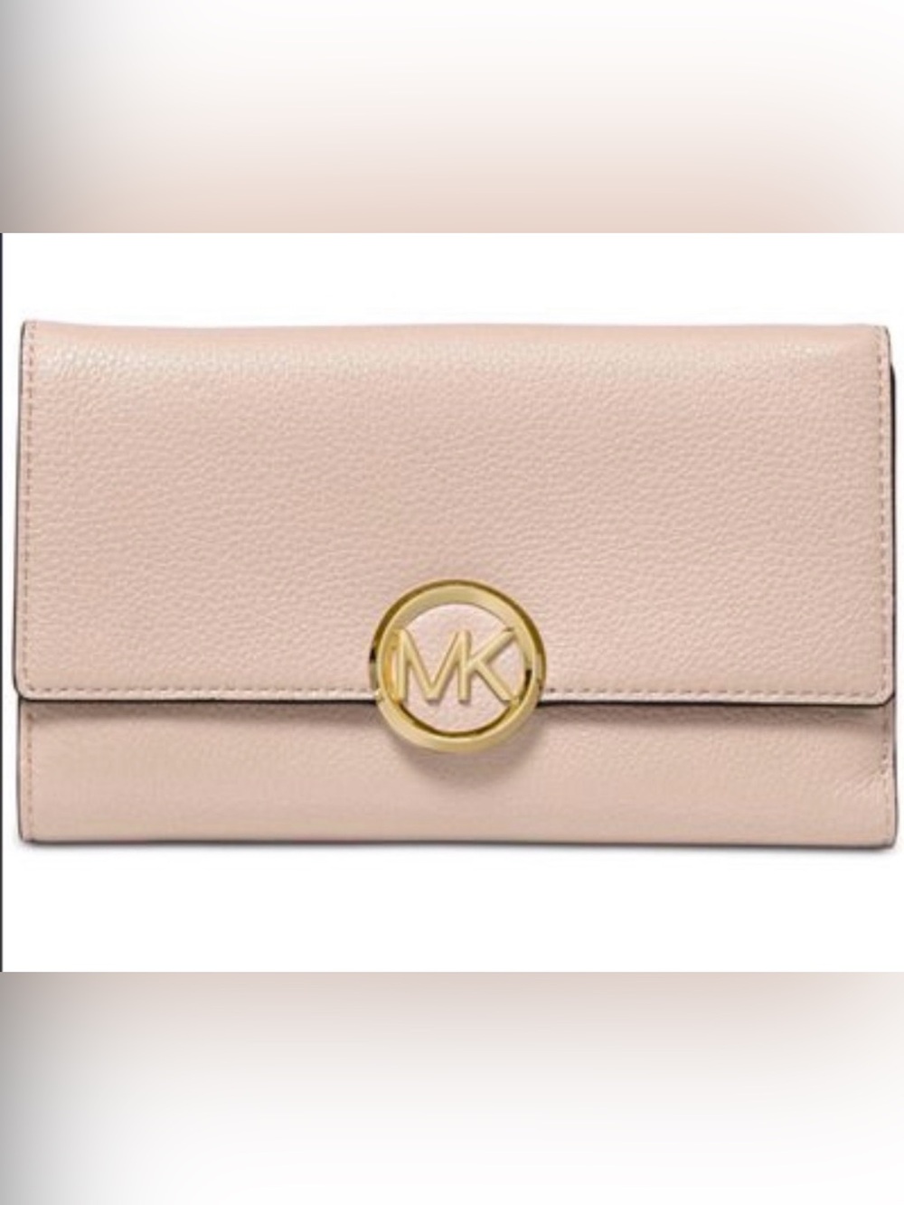 Nwot Michael Kors Lillie Carryall Wallet Leather pink